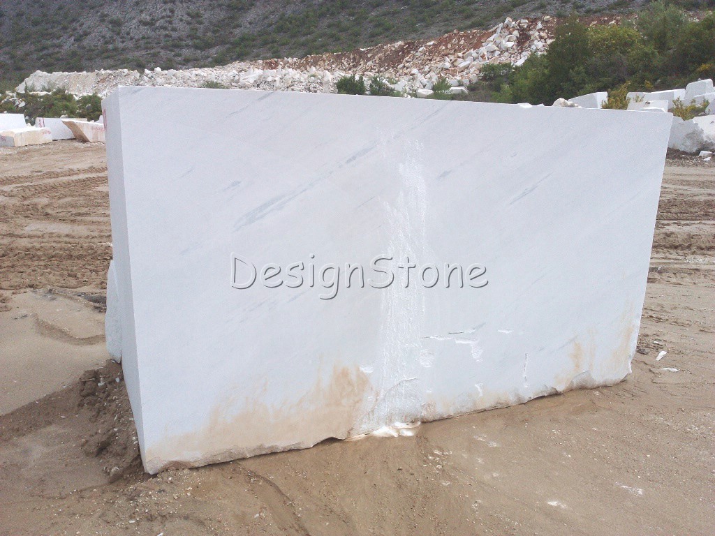 Sivec white marble blocks photos