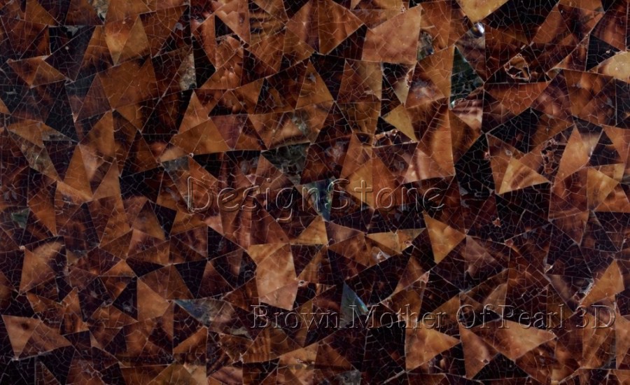 Brown Mother Of Pearl 3D