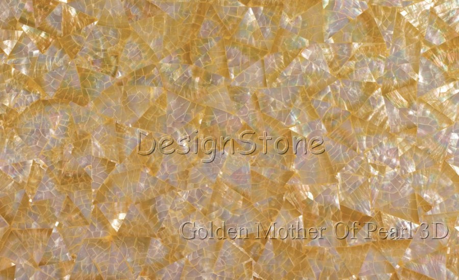Golden Mother Of Pearl 3D